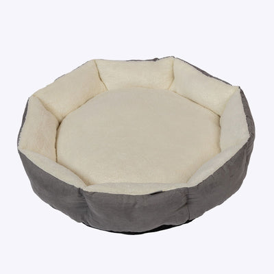Danish Essentials Quilted Bed Silver Large