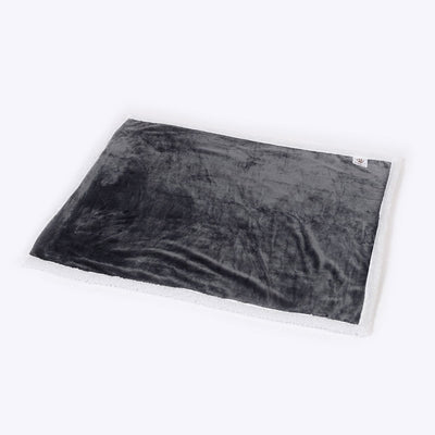 Danish Essentials Blanket Fur Charcoal 75x100cm