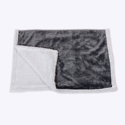 Danish Essentials Blanket Fur Charcoal 75x100cm