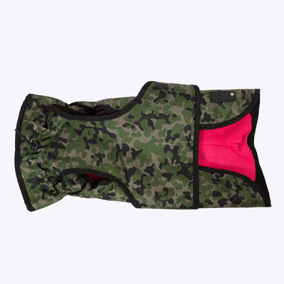 3-In-1 Dog Coat Camo/Pink Large 49cm