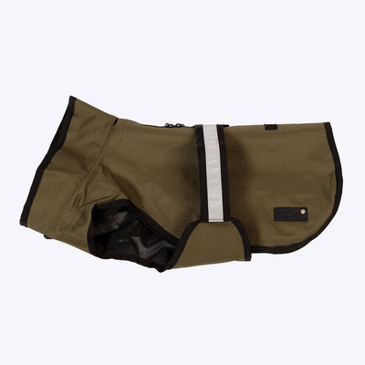 3-In-1 Dog Coat Olive Small 33cm