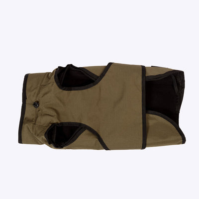 3-In-1 Dog Coat Olive Large 49cm