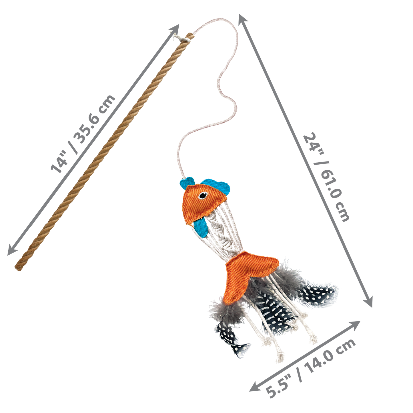KONG Naturals® Teaser Fish