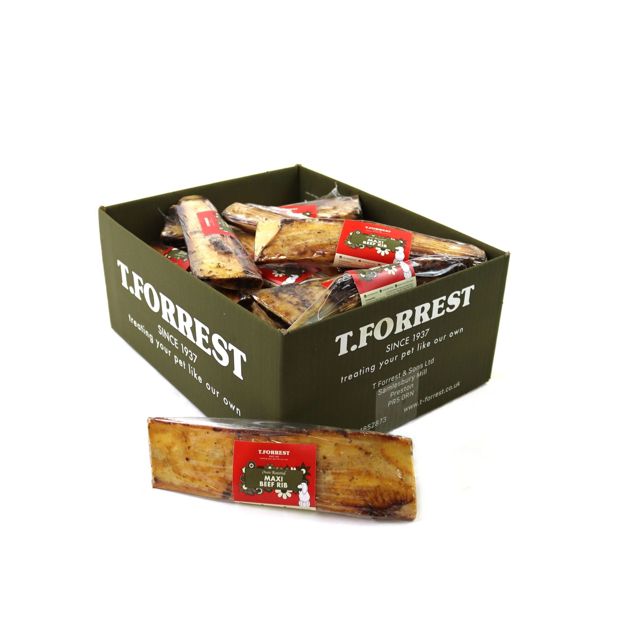 Pre Pack Ribs T Forrest Pre Pack Maxi Ribs - 20's – Vital Pet Group