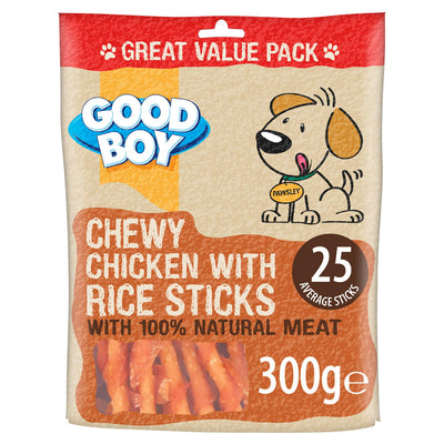 Good Boy Chicken Rice Sticks 300g