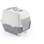 Stefanplast Cathy Clever & Smart Litter Tray - Grey/White