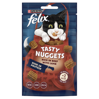 Felix Tasty Nuggets Beef & Lamb 8x50g