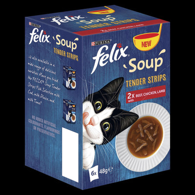 FELIX Soup Strips Mixed Variety Farm Selection 6x48g