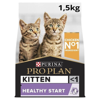 PRO PLAN Kitten 1-12M HEALTHY START Rich in Chicken Dry Cat Food 1.5kg