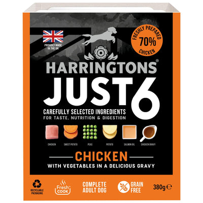 Harringtons Wet Just 6 Chicken 380g