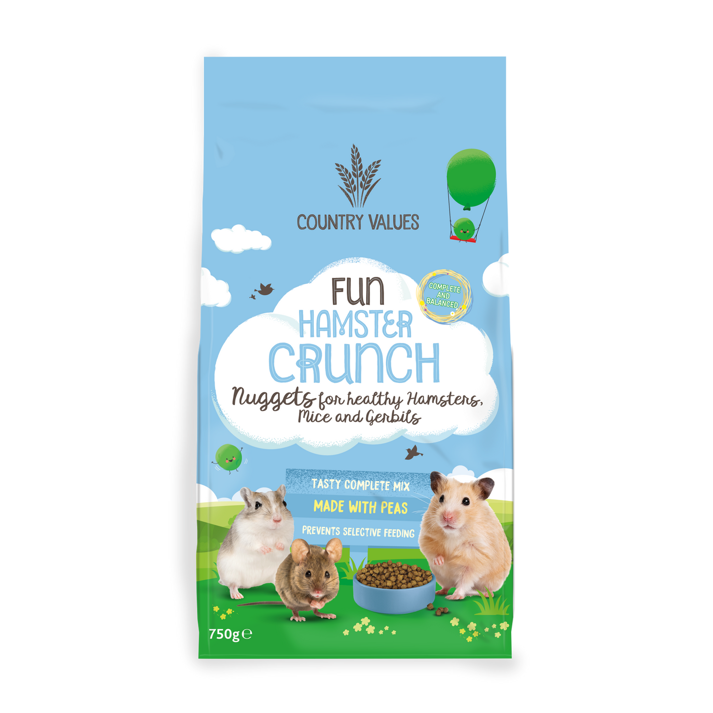 Country Values Hamster 750g