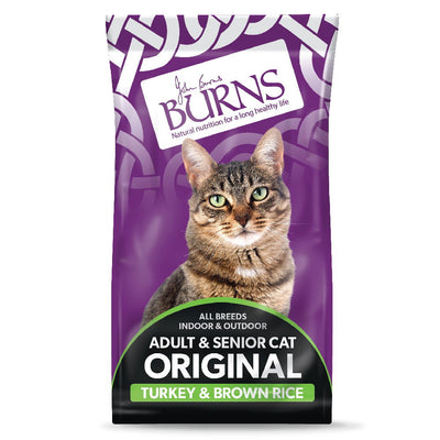 Burns Original Adult/Senior Dry Cat Food Turkey & Brown Rice 1.5kg