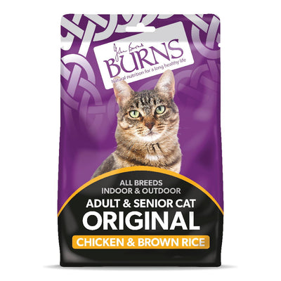 Burns Original Adult/Senior Dry Cat Food Chicken & Brown Rice 300g