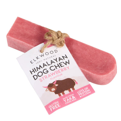 Elkwood - Himalayan Chew Strawberry -Small - 40 Pieces