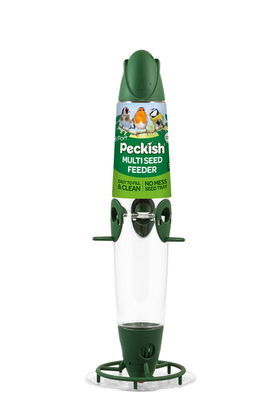 Peckish 6 Port Multi Seed Feeder (Wider Base)