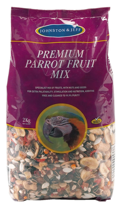 J&j Premium Parrot Fruit Mix 2kg