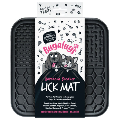 Lick Mat (Euro Hanger) in SRP Black