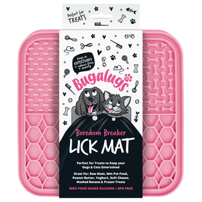Lick Mat (Euro Hanger) in SRP Pink