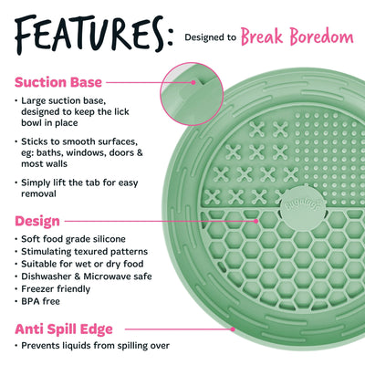 Lick Bowl (Euro Hanger) in SRP Green