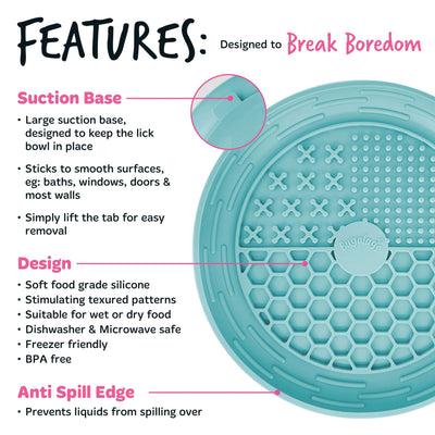 Lick Bowl (Euro Hanger) in SRP Blue
