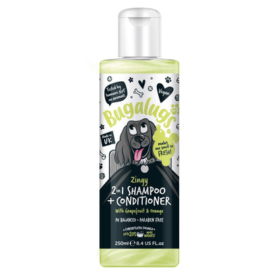 Zesty 2 in 1 Shampoo & Conditioner 250ml Bottle with Flip Cap