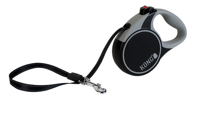 KONG Terrain Retractable Black Xtra Small Up To 12kg 3m
