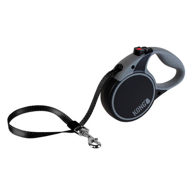 KONG Terrain Retractable Black Medium Up To 30kg 5m