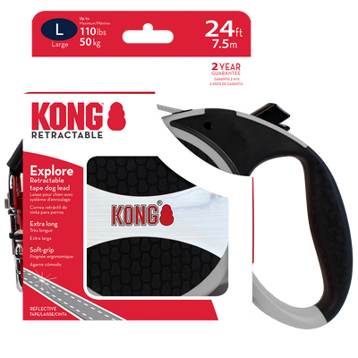 KONG Explore Retractable Grey Large Up To 50kg 7.5m