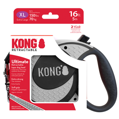 KONG Ultimate Retractable Grey Xtra Large Up To 70kg 5m