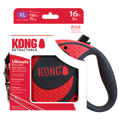 KONG Ultimate Retractable Red Xtra Large Up To 70kg 5m