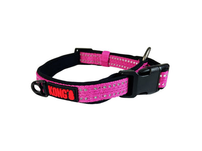 KONG Adjustable Collar Fuchsia L 25mm W 45-66cm L