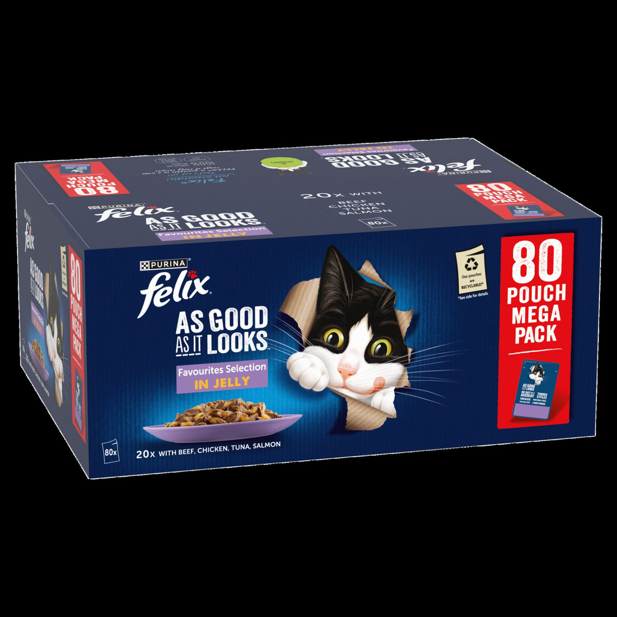 Agail Felix AGAIL Beef in Jelly (80x85g) – Vital Pet Group