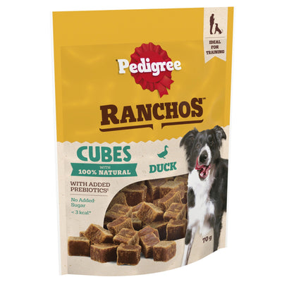 PEDIGREE Ranchos Reward Cube treat Duck 70g