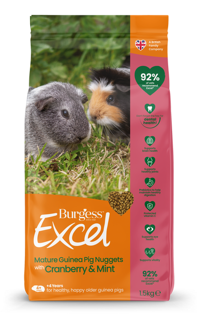 Burgess Excel Mature Guinea Pig 1.5kg