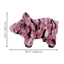 KONG Low Stuff Stripes Pig Md