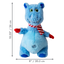 KONG Holiday Knots Belly Hippo Md/Lg