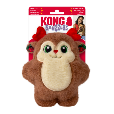KONG Holiday Snuzzles Reindeer Sm