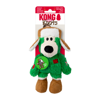 KONG Holiday Wild Knots Bear Assorted Sm/Md