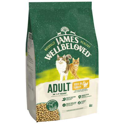 James Wellbeloved Dry Cat Adult Turkey 4kg