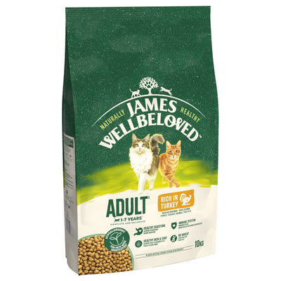 James Wellbeloved Dry Cat Adult Turkey 10kg