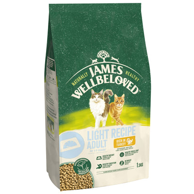 James Wellbeloved Dry Cat Light Adult Turkey 1.5kg