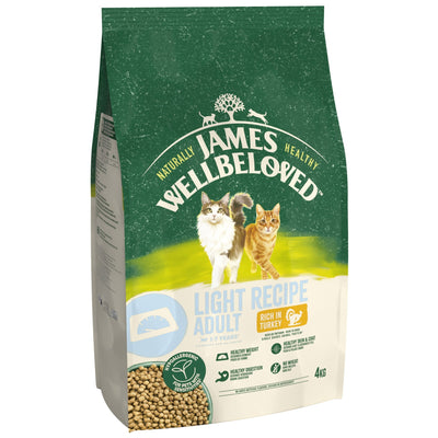 James Wellbeloved Dry Cat Light Adult Turkey 4kg