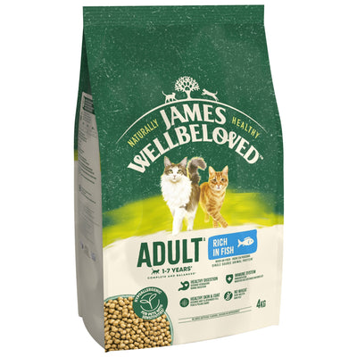 James Wellbeloved Dry Cat Adult Fish 4kg