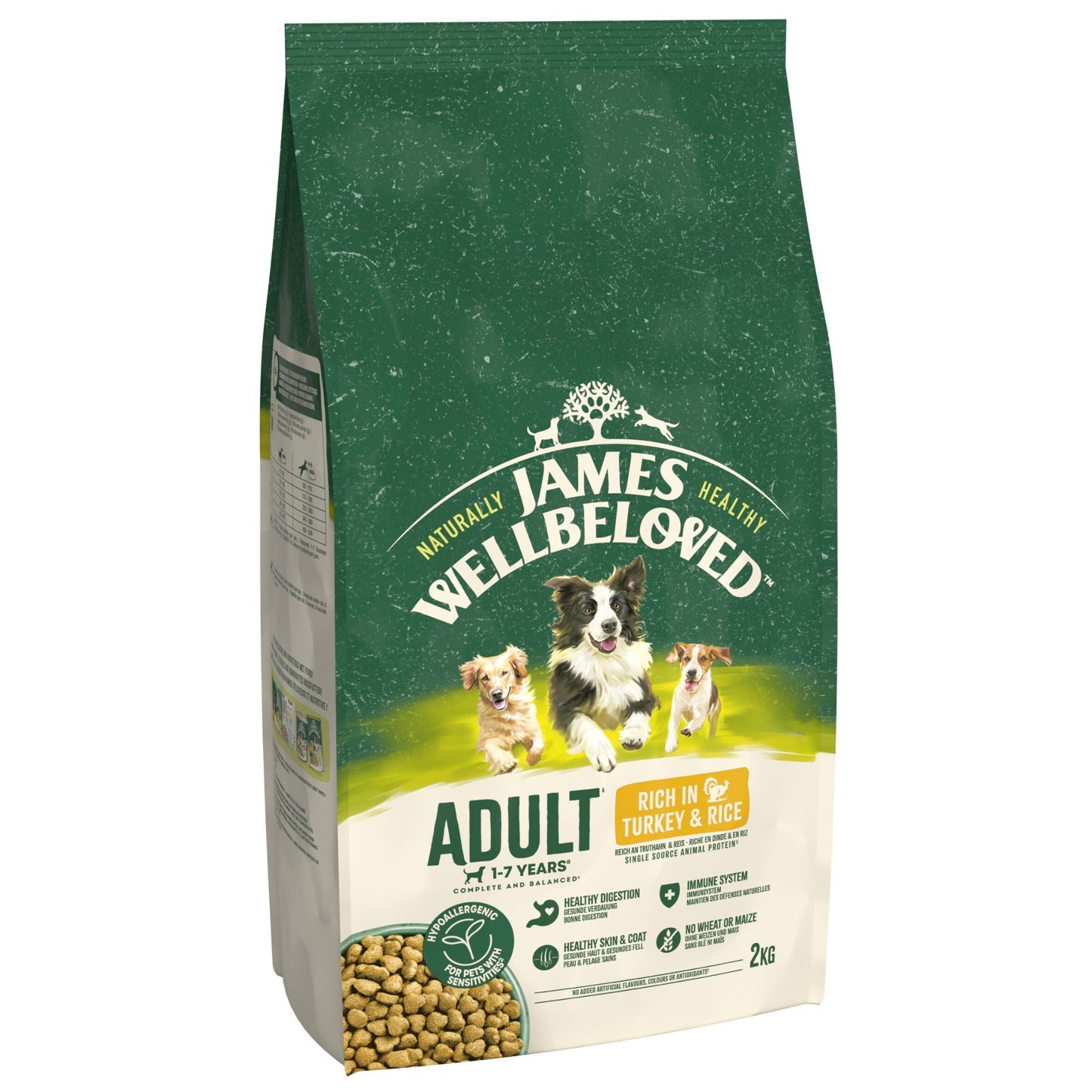 James Wellbeloved Dry Dog Adult Turkey & Rice 2kg