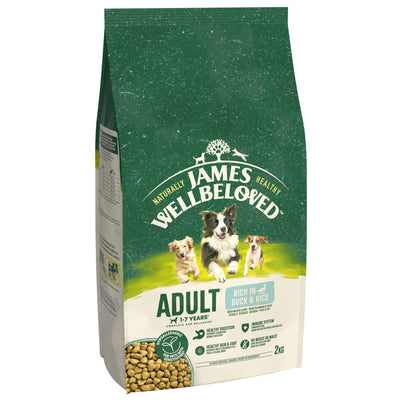 James Wellbeloved Dry Dog Adult Duck & Rice 2kg