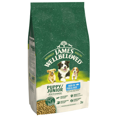James Wellbeloved Dry Dog Puppy Fish & Rice 2kg