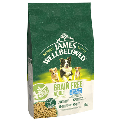 James Wellbeloved Dry Dog Grain Free Adult Fish & Veg 10kg
