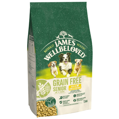 James Wellbeloved Dry Dog Grain Free Senior Lamb & Veg 1.5kg