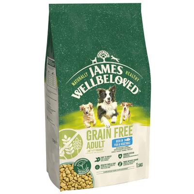 James Wellbeloved Dry Dog Grain Free Adult Fish & Veg 1.5kg