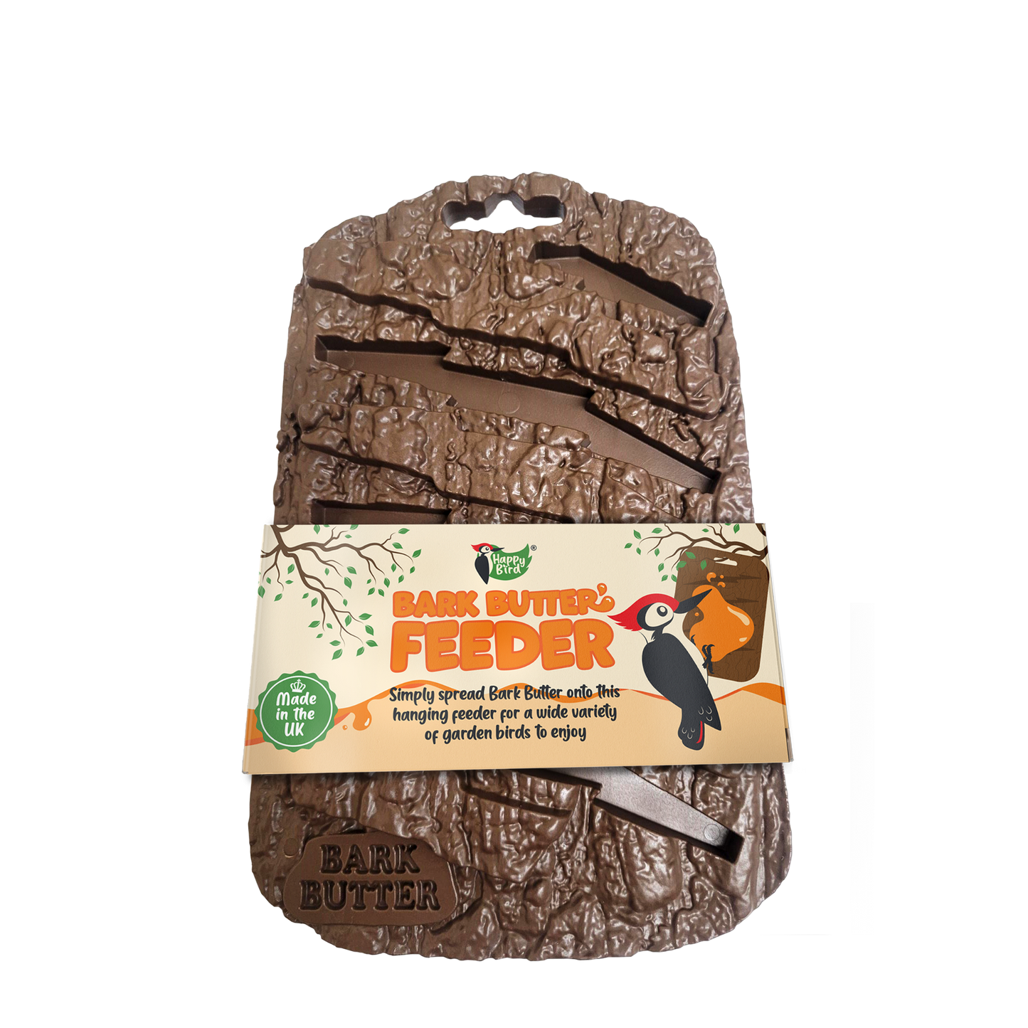 Happy Bird Bark Feeder - Original